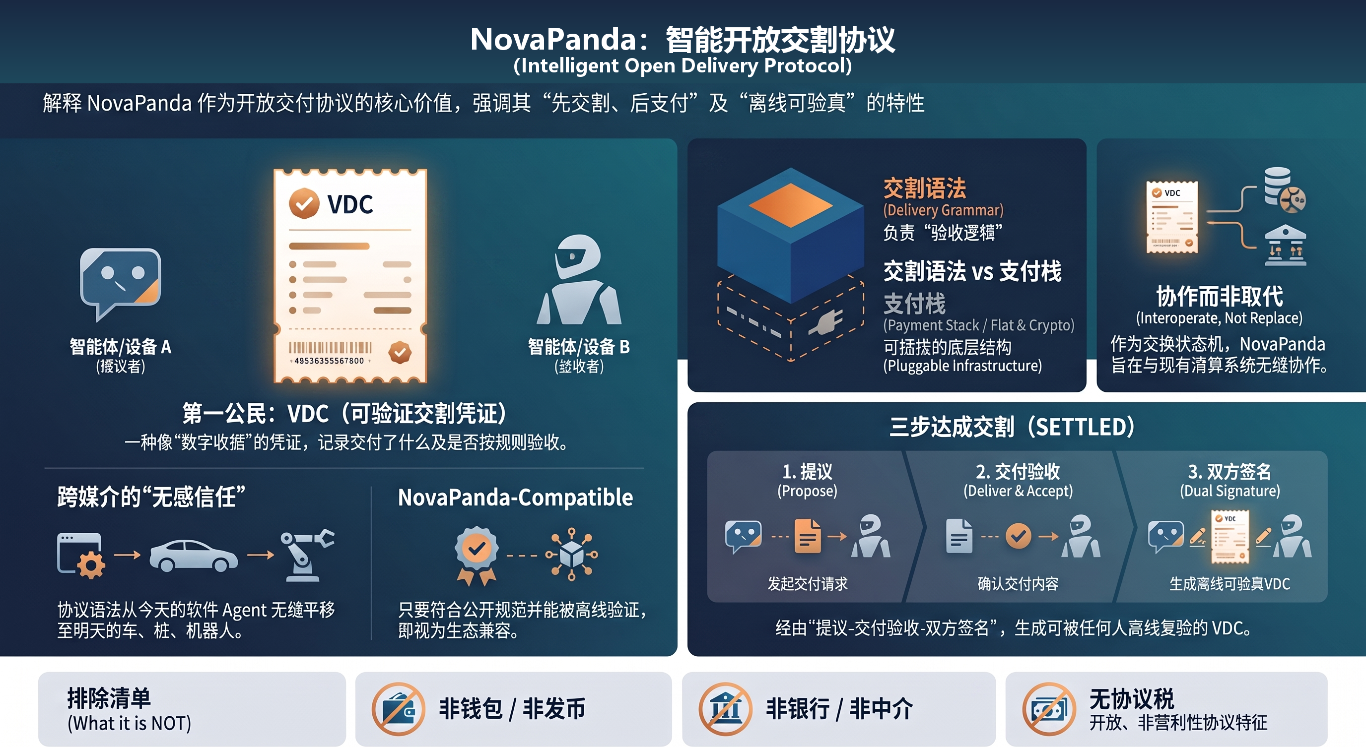 NovaPanda 智能开放交割协议 · 智能世界的开放交割语法